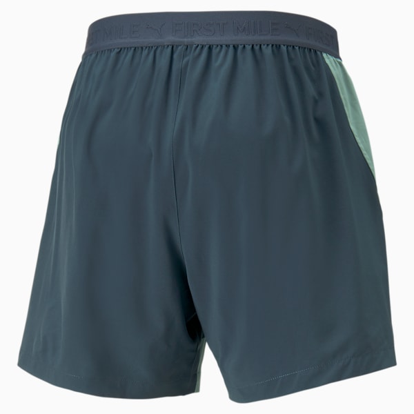 Shorts de course tissés 5 po PUMA x First Mile Homme, Dark Night-Adriatic, extralarge